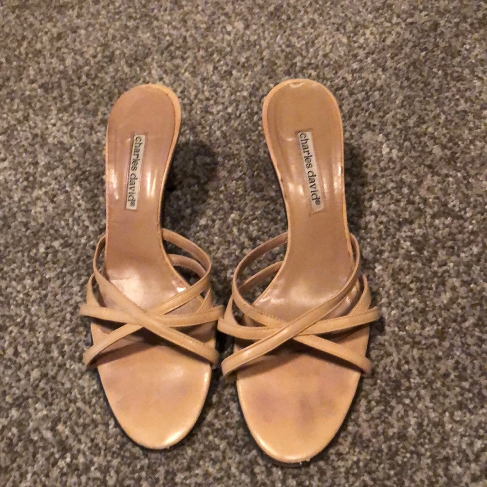 Charles David sandal heels 8